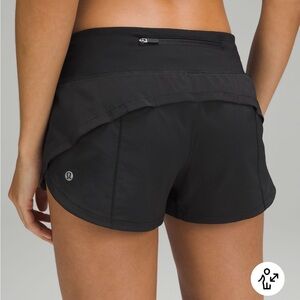Lululemon Speed Up Low-Rise Lined short 2.5” size 6